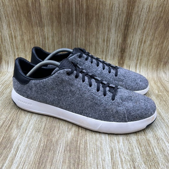 Cole Haan Grandpro Men's Size 11 M Wool Oxford Sneakers Gray Casual Shoes C29574 - Picture 1 of 10